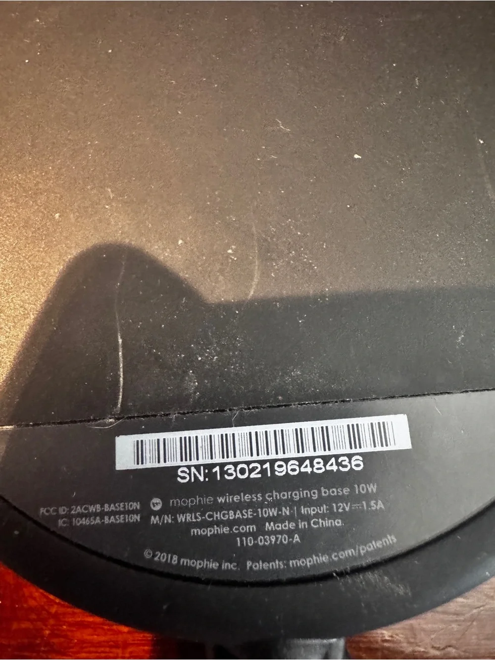 mophie Wireless Charging Pad - Black Matte